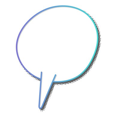 Boş komik konuşma balonu