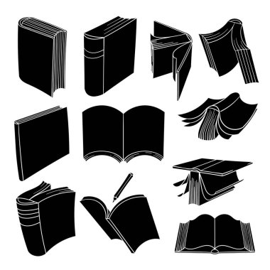 siyah beyaz kitap karalaması