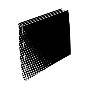 siyah yarım ton el çizimi kitap karalaması