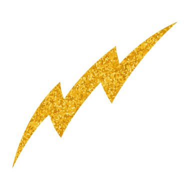 Yapıştırma biçiminde el çizimi gök gürültüsü karalaması