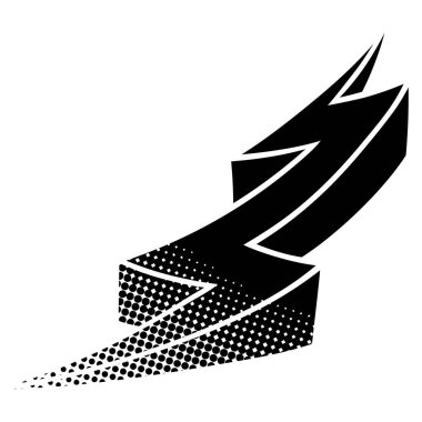 simge simgesi simgesi siyah yarıton biçimi