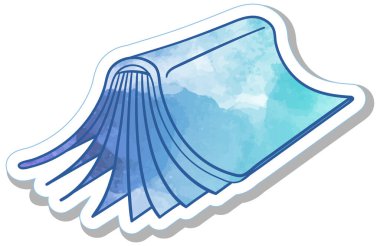 El çizimi suluboya kitap karalaması