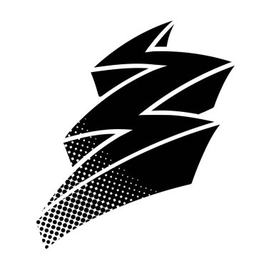 simge simgesi simgesi siyah yarıton biçimi