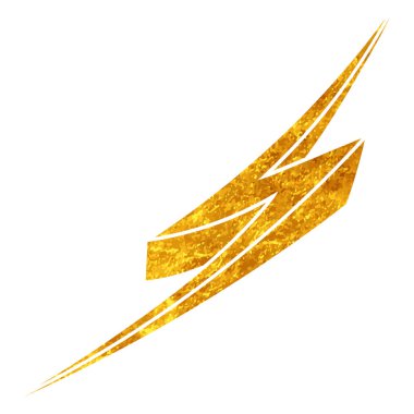 Yapıştırma biçiminde el çizimi gök gürültüsü karalaması