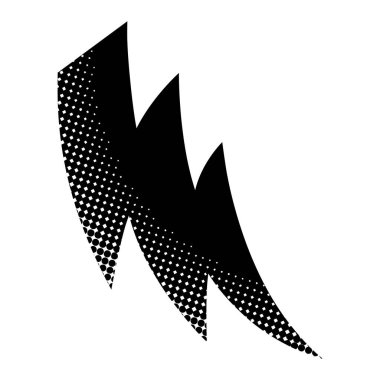 simge simgesi simgesi siyah yarıton biçimi