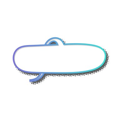 Boş komik konuşma balonu