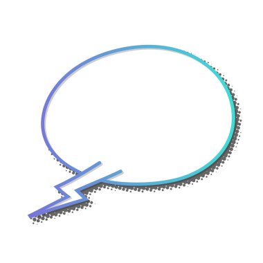 Boş komik konuşma balonu