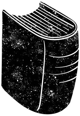 Kırsal grunge siyah beyaz kitap karalaması