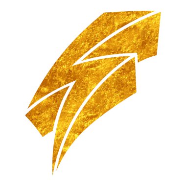 Yapıştırma biçiminde el çizimi gök gürültüsü karalaması