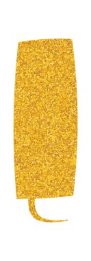 parıldayan altın folyo sohbet balonu