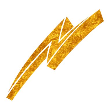 Yapıştırma biçiminde el çizimi gök gürültüsü karalaması