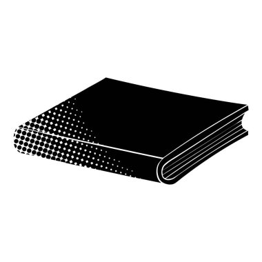 siyah yarım ton el çizimi kitap karalaması