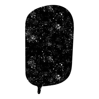 grunge rustic chat kabarcık vektör çizimi