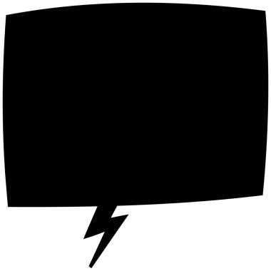 Siyah el çizimi sohbet baloncuğu el çizimi vektör çizimi