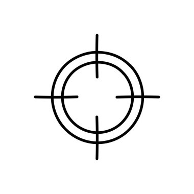 harita yeniden giriş simgesi elle çizilmiş vektör çizimi