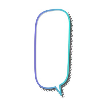 Boş komik konuşma balonu