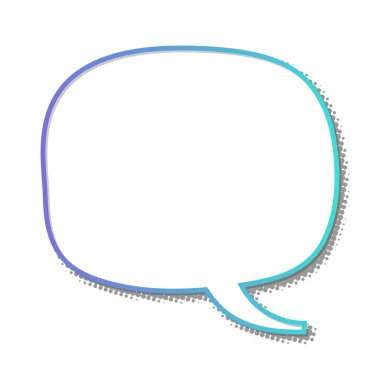 Boş komik konuşma balonu