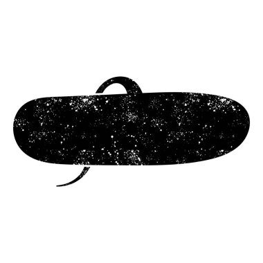 grunge rustic chat kabarcık vektör çizimi