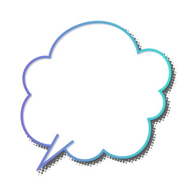 Boş komik konuşma balonu