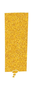 parıldayan altın folyo sohbet balonu