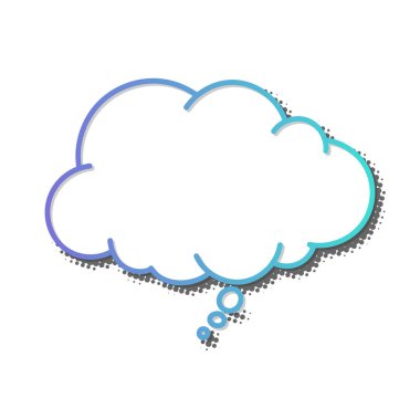 Boş komik konuşma balonu