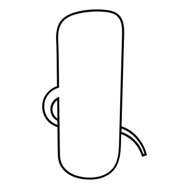 El çizimi sohbet balonu vektör çizimi