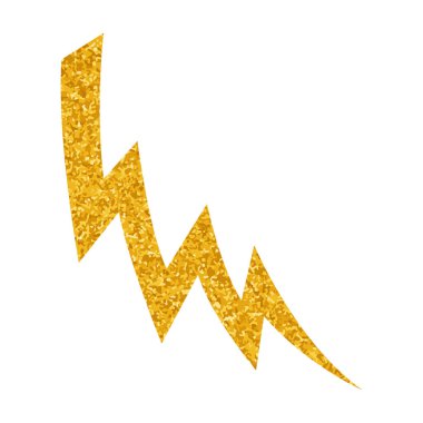 Yapıştırma biçiminde el çizimi gök gürültüsü karalaması