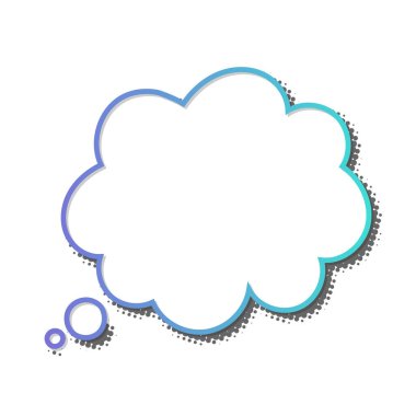 Boş komik konuşma balonu