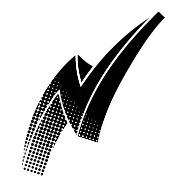 simge simgesi simgesi siyah yarıton biçimi