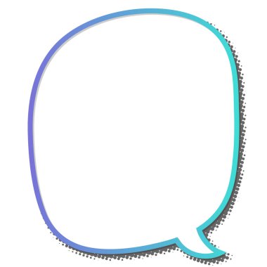 Boş komik konuşma balonu