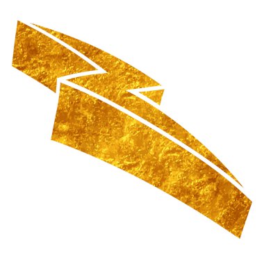 Yapıştırma biçiminde el çizimi gök gürültüsü karalaması