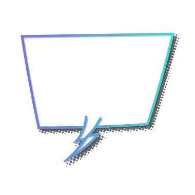 Boş komik konuşma balonu