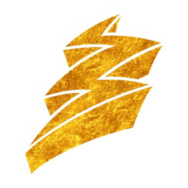 Yapıştırma biçiminde el çizimi gök gürültüsü karalaması