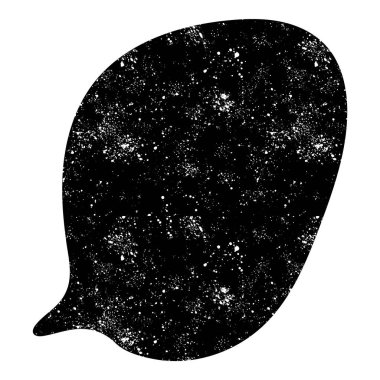 grunge rustic chat kabarcık vektör çizimi