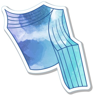 El çizimi suluboya kitap karalaması