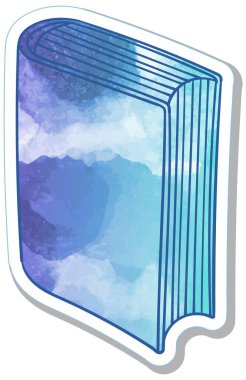 El çizimi suluboya kitap karalaması