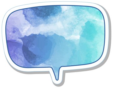 suluboya sohbet balonu illüstrasyonu