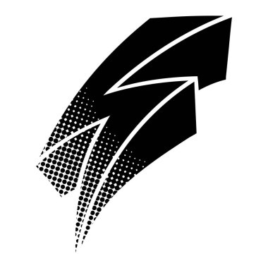 simge simgesi simgesi siyah yarıton biçimi