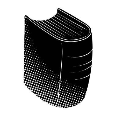 siyah yarım ton el çizimi kitap karalaması