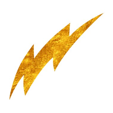 Yapıştırma biçiminde el çizimi gök gürültüsü karalaması