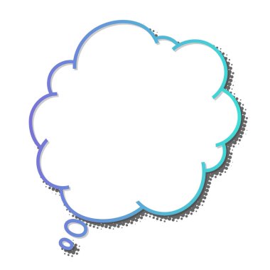 Boş komik konuşma balonu