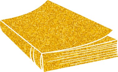 Altın renkli el çizimi kitap karalaması