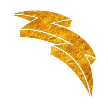 Yapıştırma biçiminde el çizimi gök gürültüsü karalaması