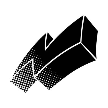 simge simgesi simgesi siyah yarıton biçimi