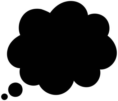 Siyah el çizimi sohbet baloncuğu el çizimi vektör çizimi