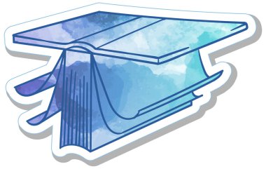 El çizimi suluboya kitap karalaması