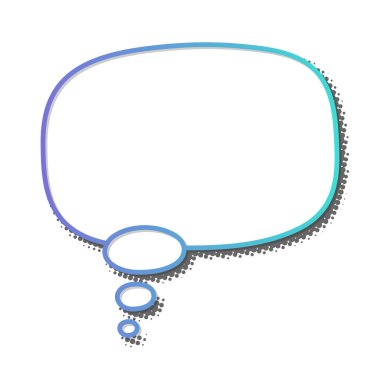 Boş komik konuşma balonu