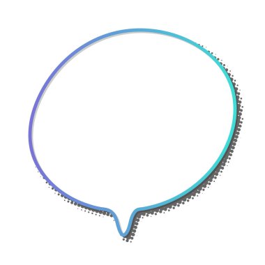 Boş komik konuşma balonu