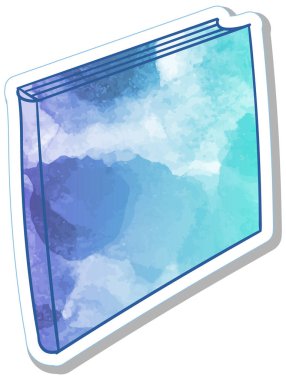 El çizimi suluboya kitap karalaması