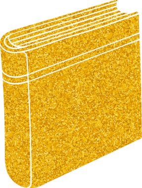 Altın renkli el çizimi kitap karalaması